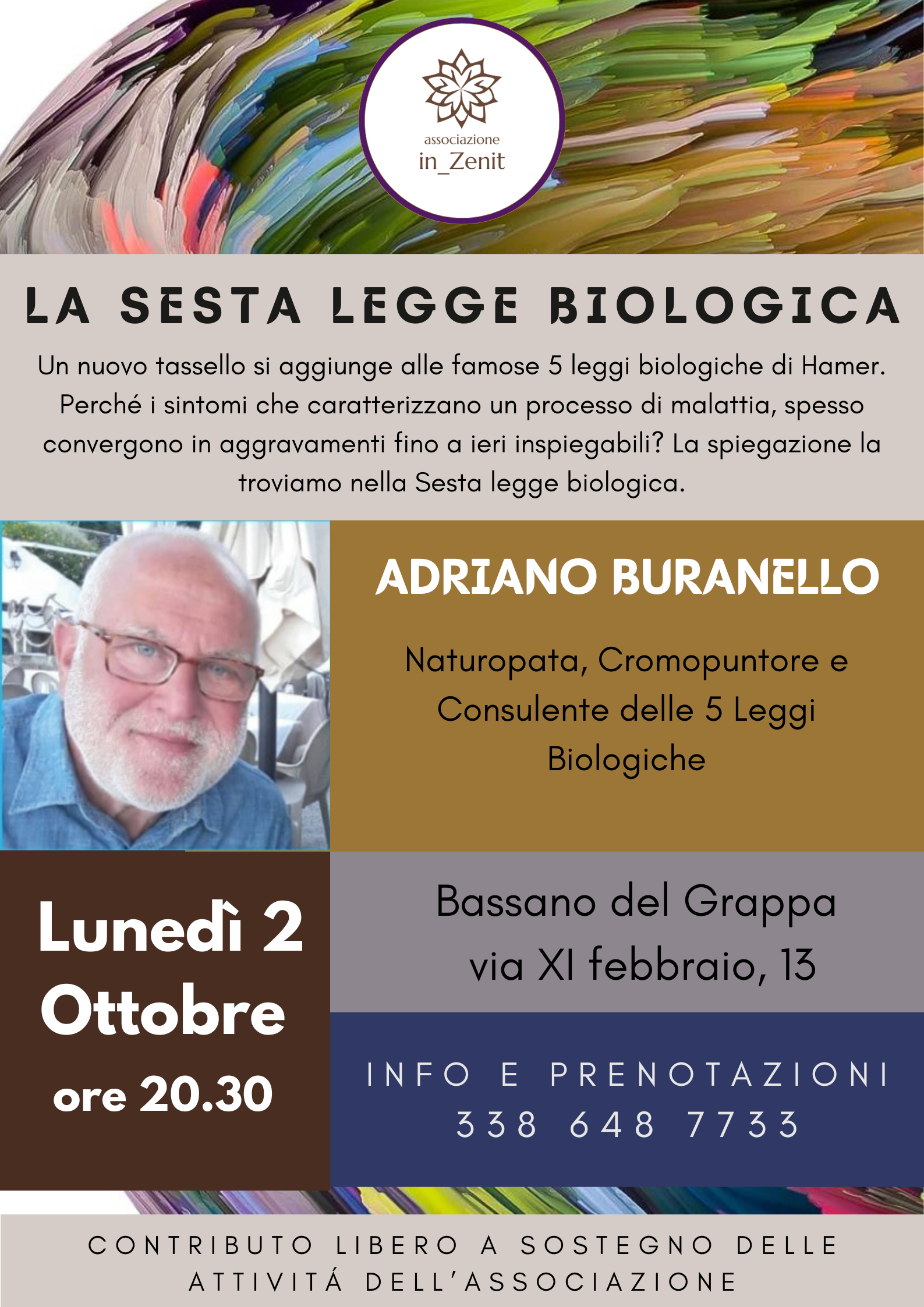 LA SESTA LEGGE BIOLOGICA