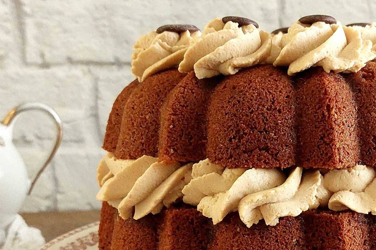 Bundt cake al caffè espresso e cacao