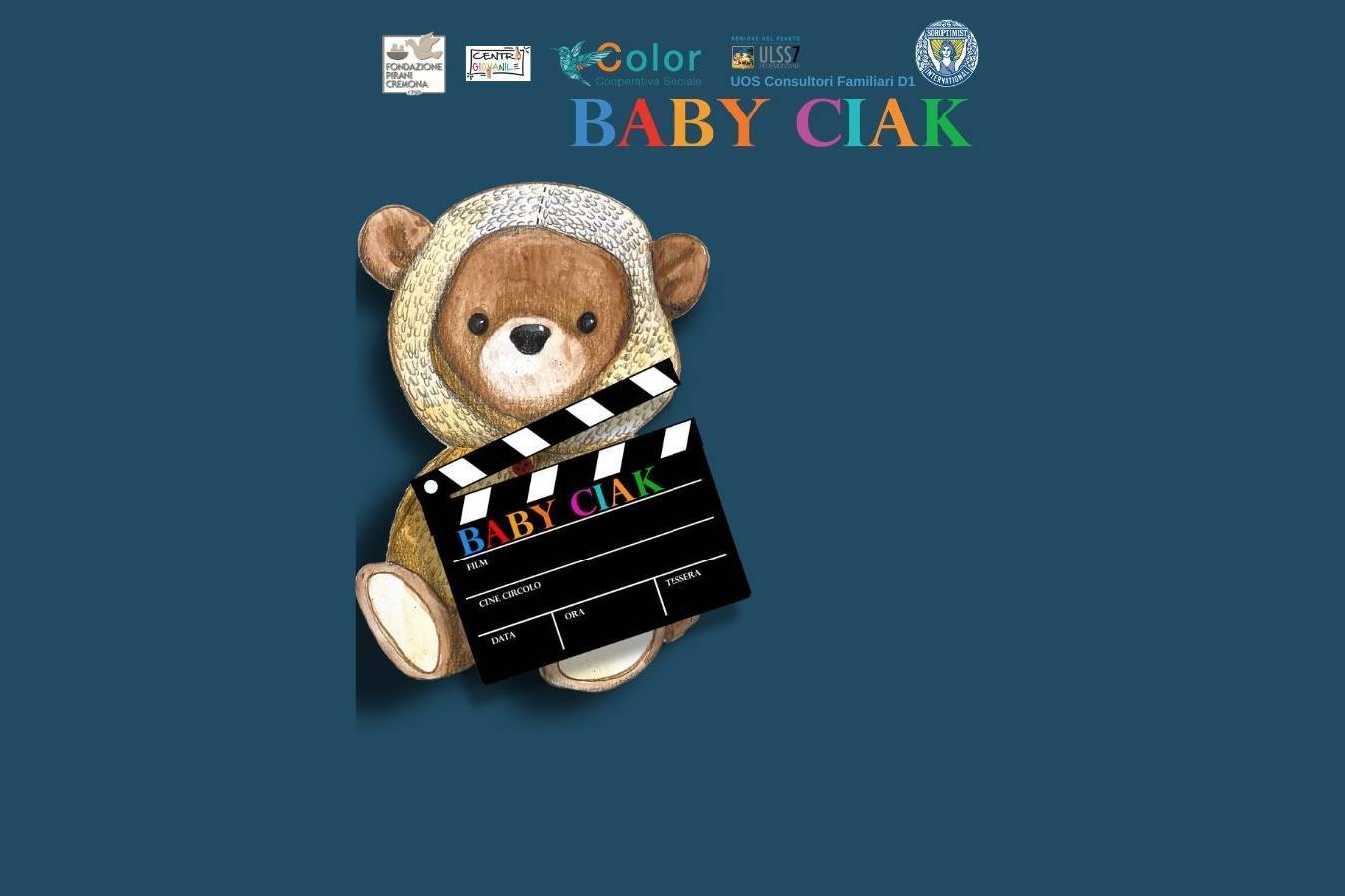 BABY CIAK: IL CINEMA A "PIANTO LIBERO"