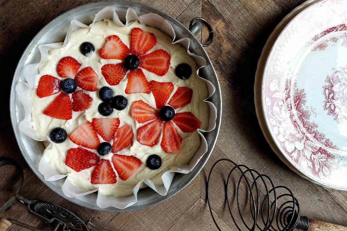 Torta fior di fragola