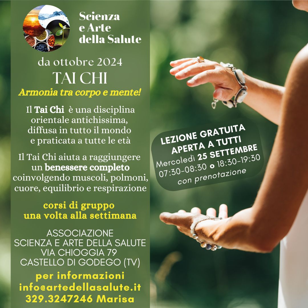 Lezione gratuita della disciplina orientale Tai Chi