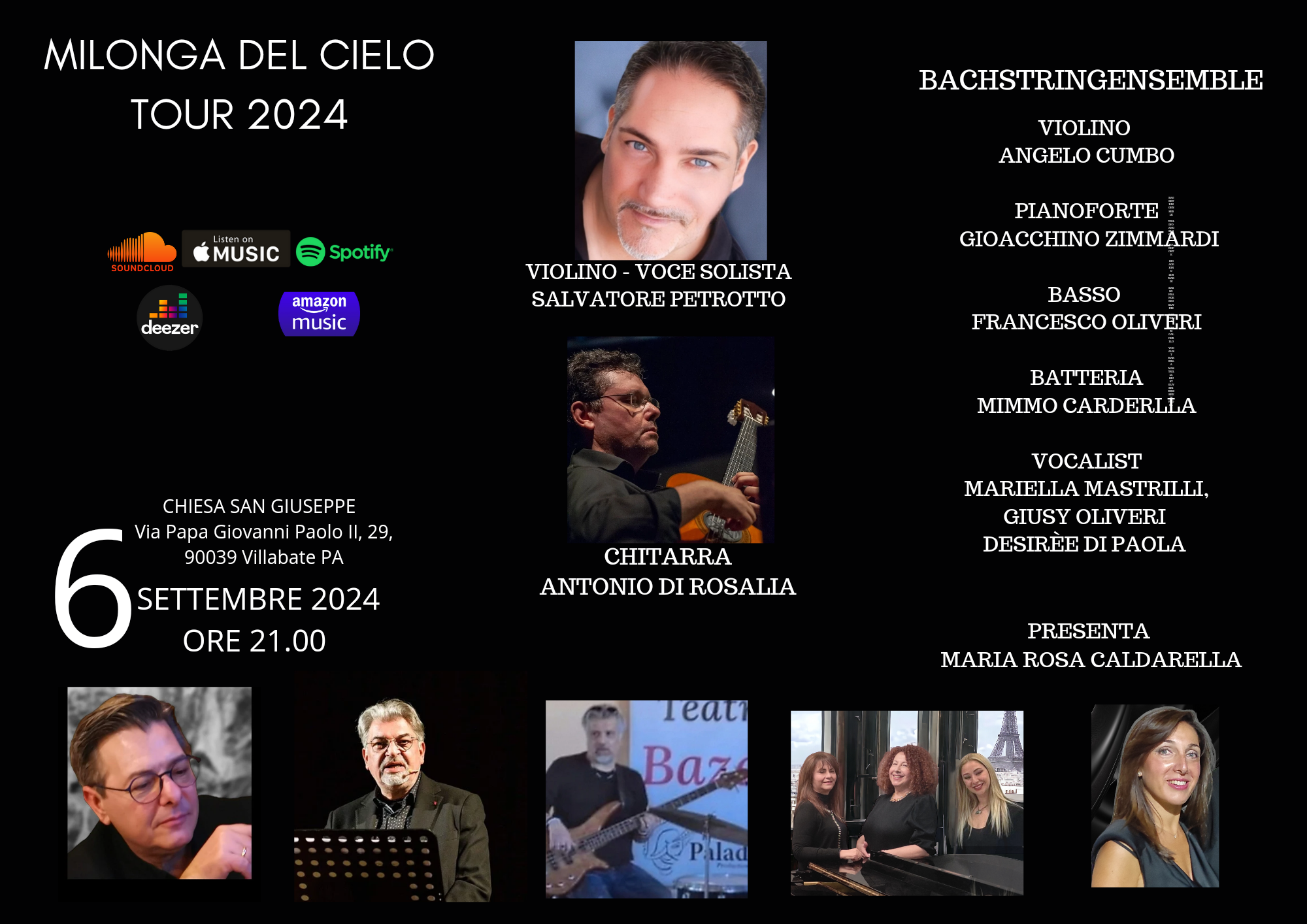 "Concerto Solidale: Petrotto e BachString Ensemble a Villabate"