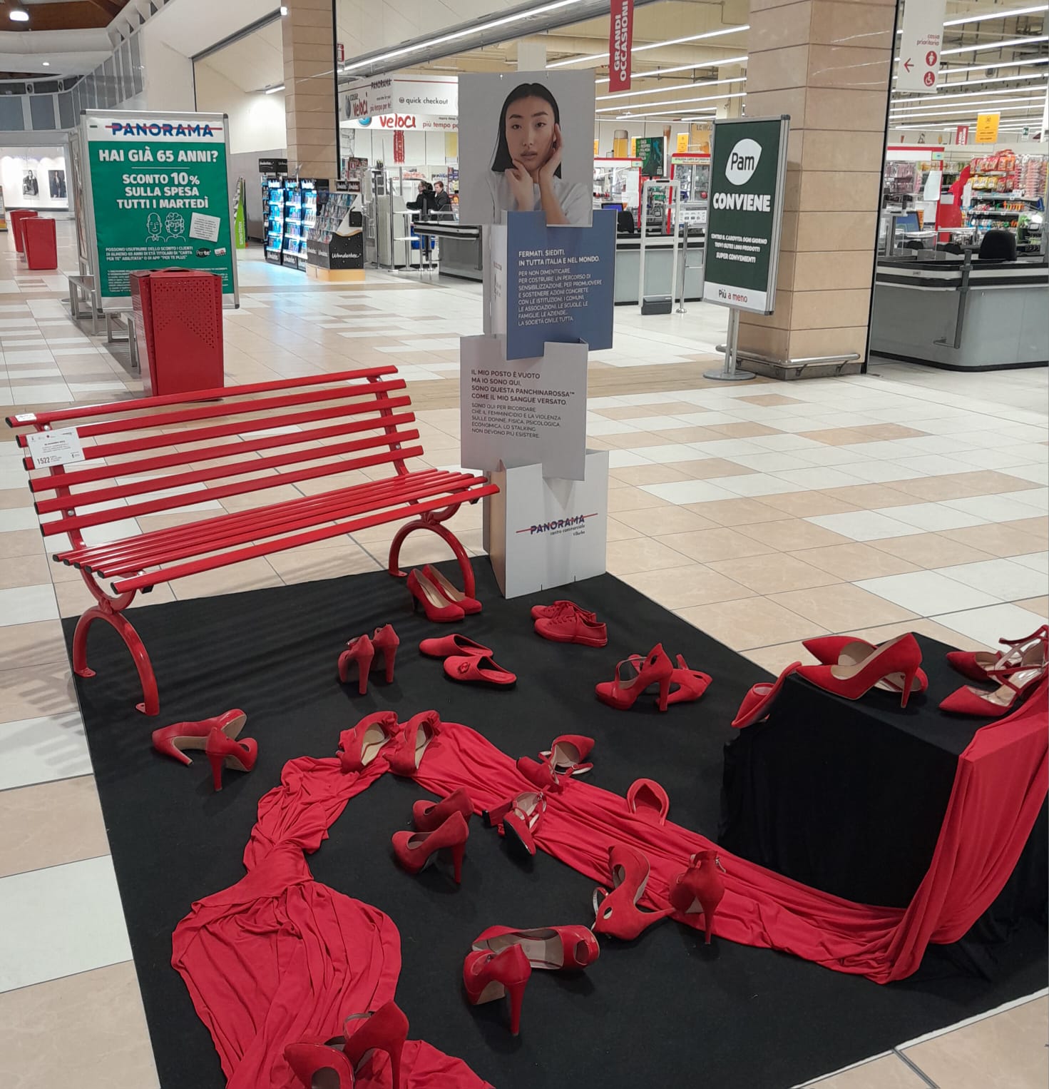 Il Centro Commerciale Panorama di Villorba contro la violenza sulle donne