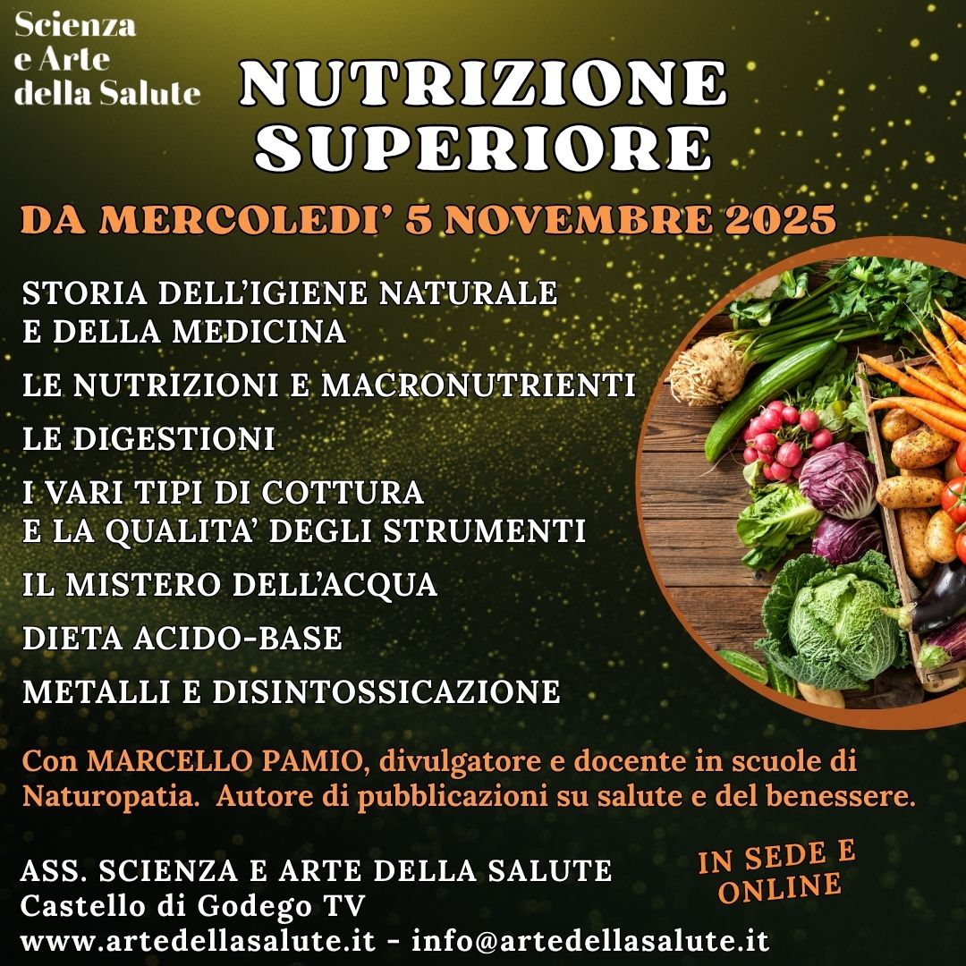 NUTRIZIONE SUPERIORE: un percorso di Benessere e Consapevolezza