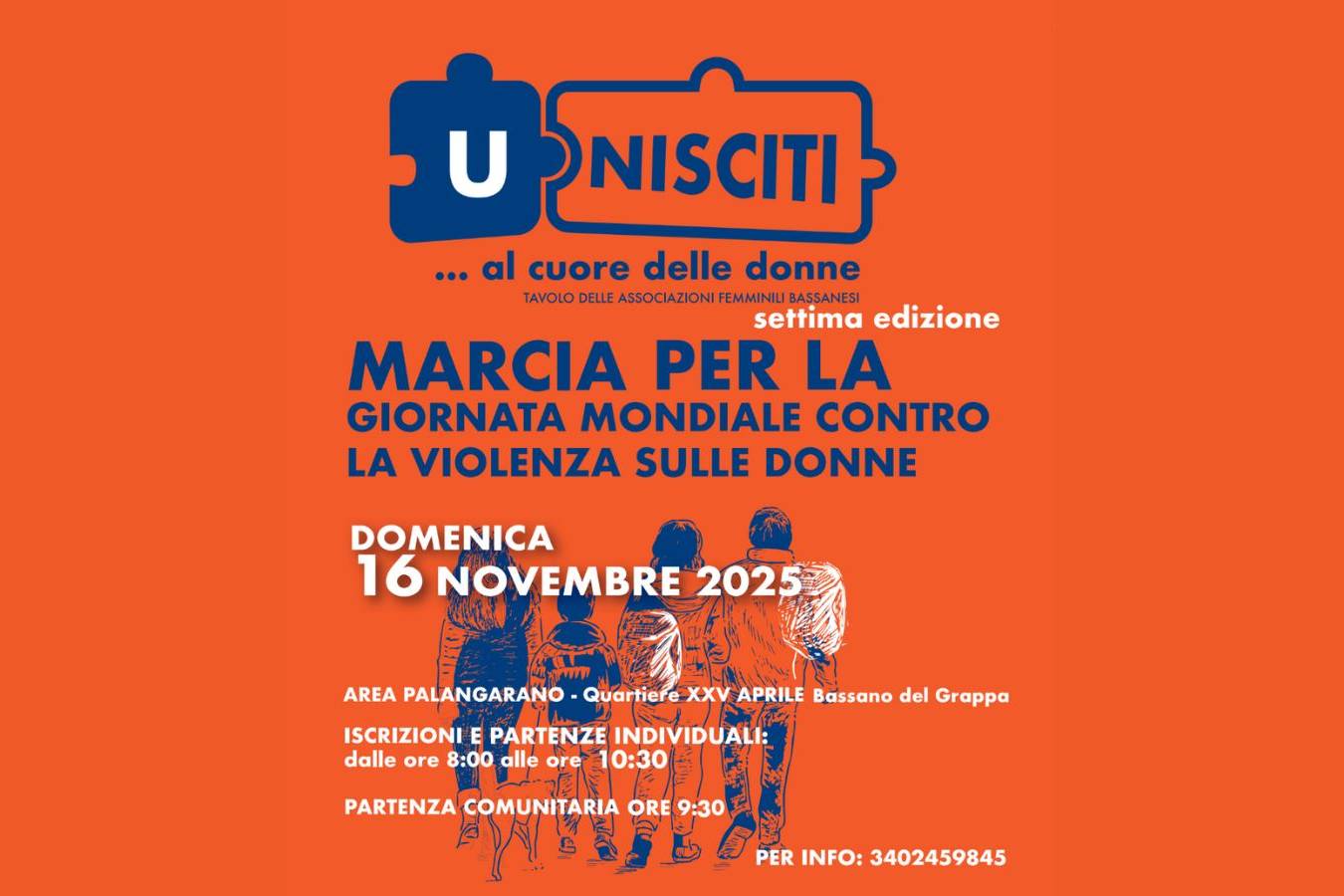 MARCIA PER LA GIORNATA MONDIALE CONTRO LA VIOLENZA SULLE DONNE