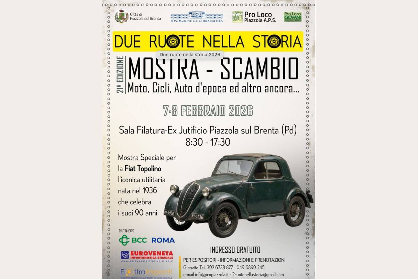 DUE RUOTE NELLA STORIA