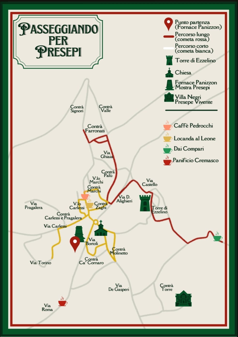 Itinerario Stelle Comete