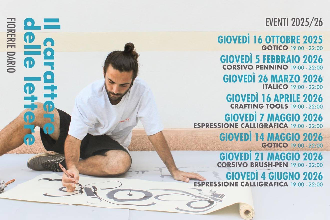 Il carattere delle lettere - Gotico