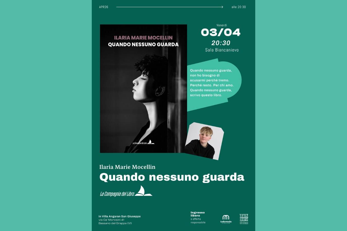 Presentazione del libro: Quando nessuno guarda