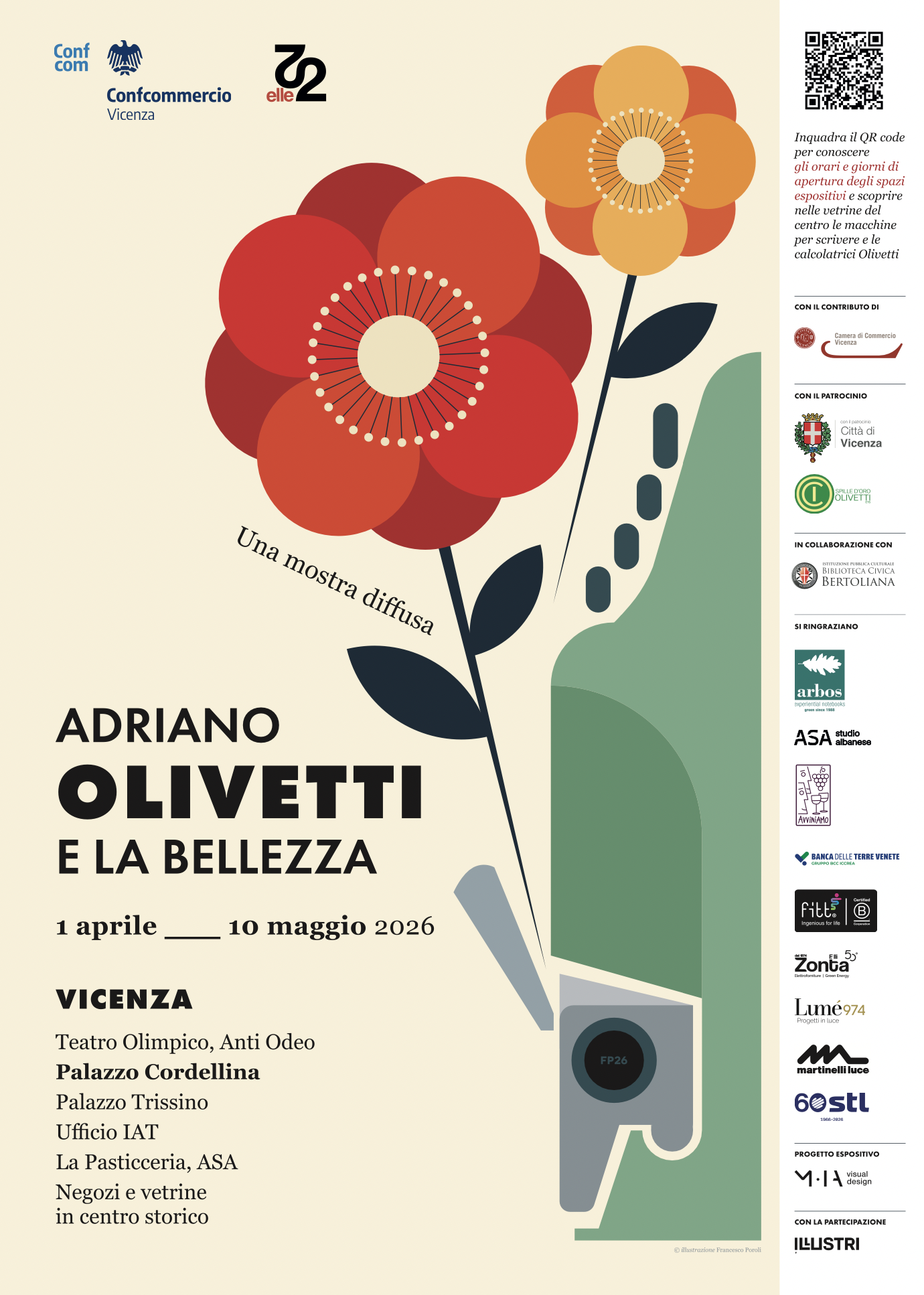 ADRIANO OLIVETTI E LA BELLEZZA - Una mostra diffusa