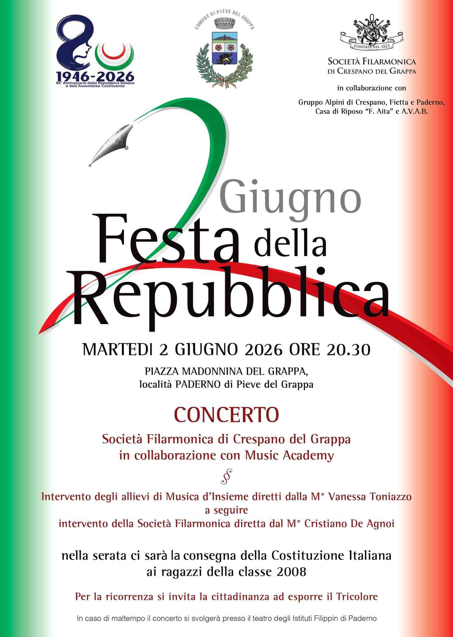 PADERNO - Concerto del 2 giugno