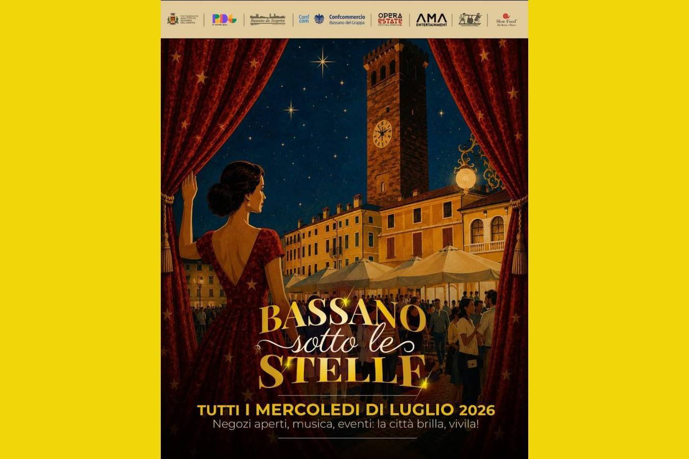 BASSANO SOTTO LE STELLE - PARATA INAUGURALE