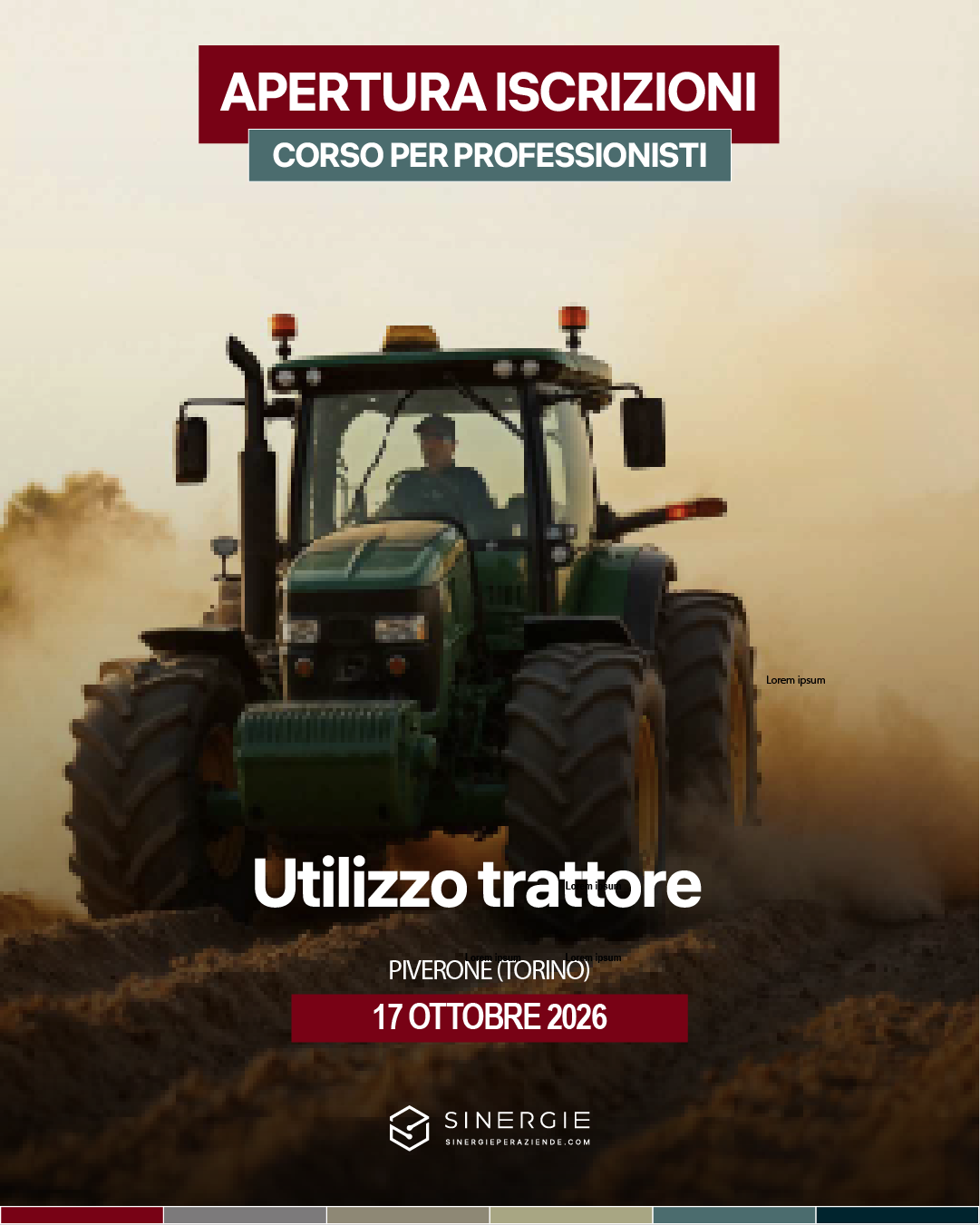 PATENTINO TRATTORE – CORSO ABILITANTE A PIVERONE