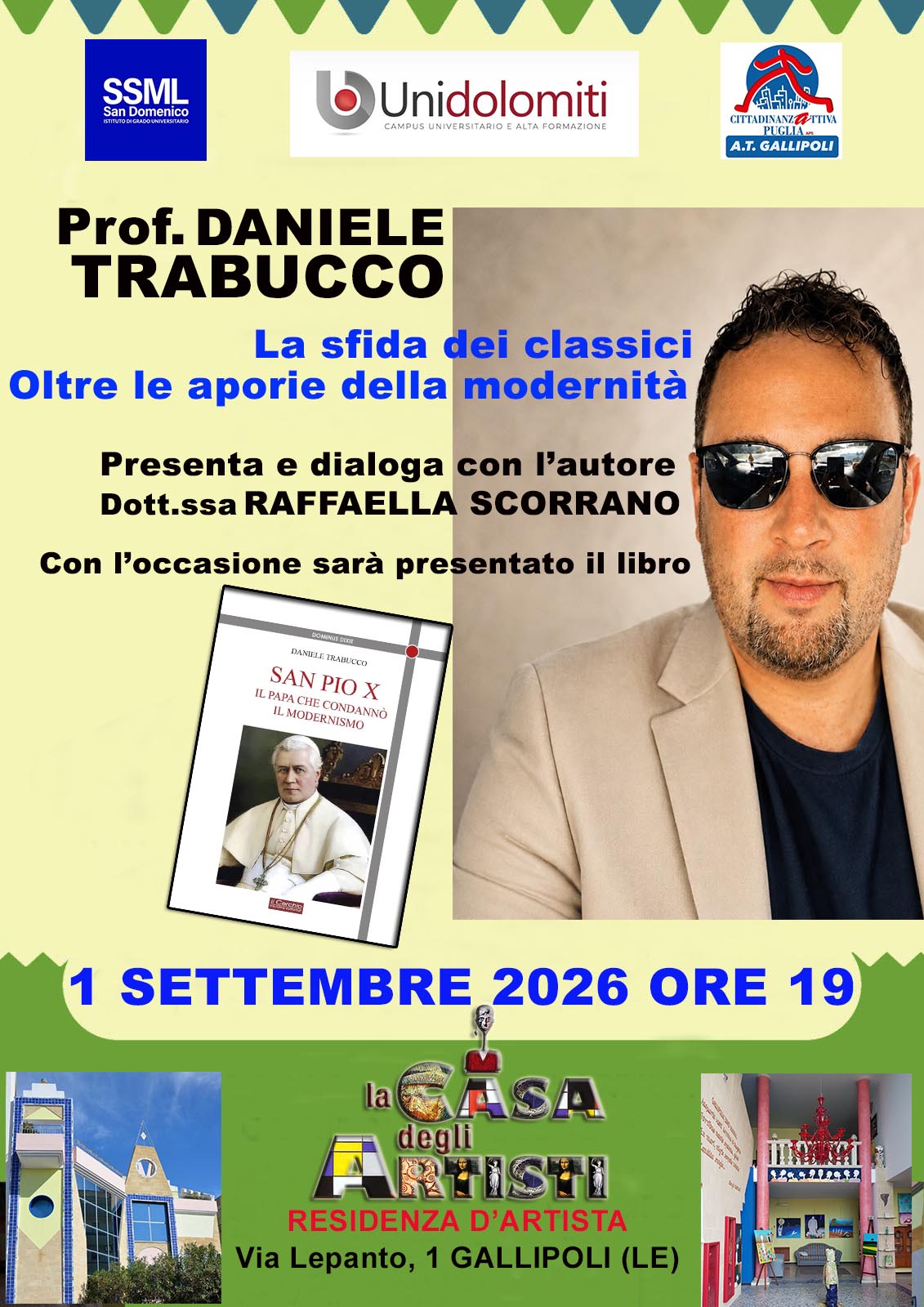 Classici e modernità a confronto: conferenza del prof. Daniele Trabucco