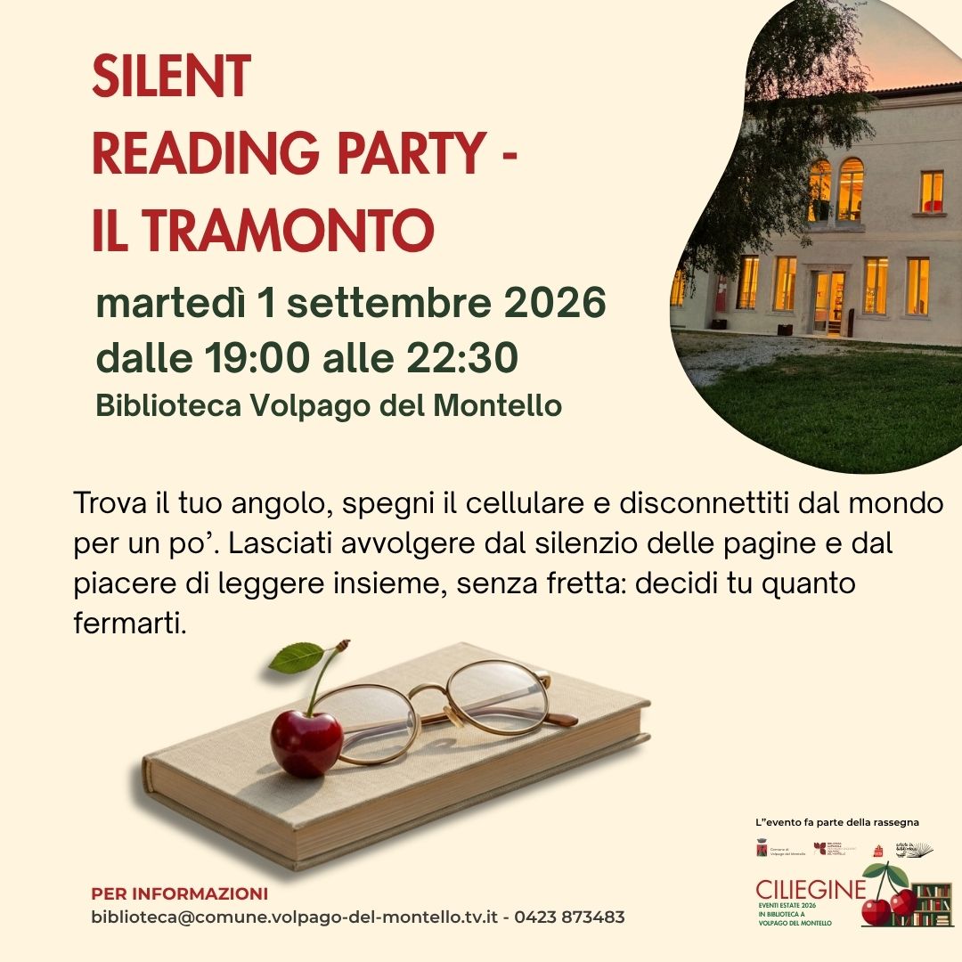 SILENT READING PARTY - IL TRAMONTO