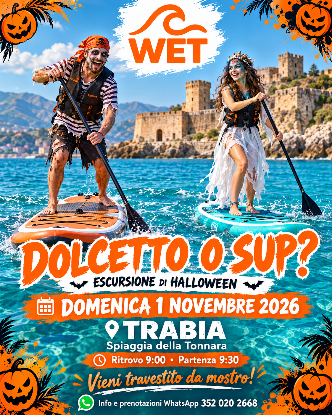 Dolcetto o SUP? Halloween in SUP a Trabia