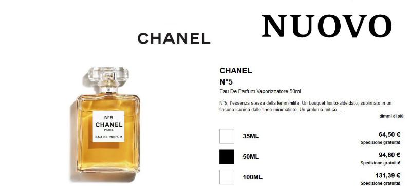 Profumo CHANEL N° 5