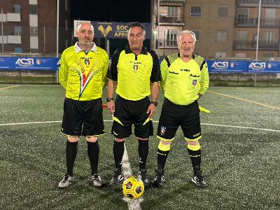 Arbitri di calcio a 7 e calcio a 8 con provata esperienza.