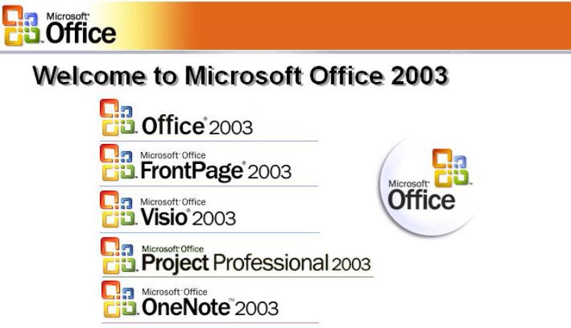 software OFFICE Professional 2003 con Licenza