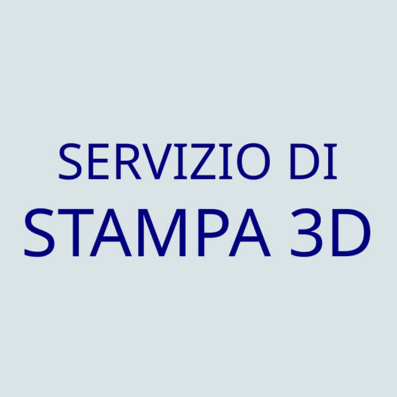 Servizio di stampa 3d.