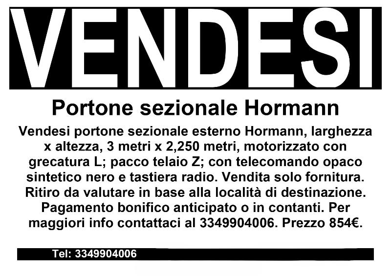 Portone sezionale Hormann