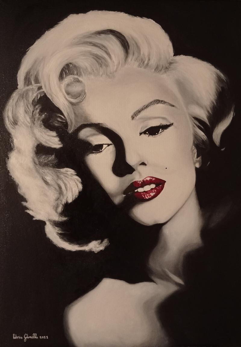 Marylin-Olio su tela 50x70