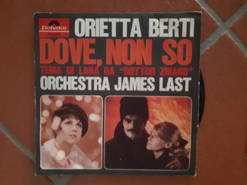 ORIETTA BERTI "Dove non so"- 45 GIRI