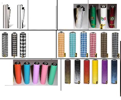 IN BLOCCO 26 Accendini clipper metal case micro (NUOVI)