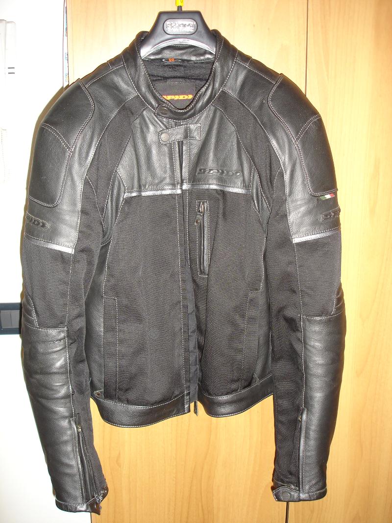 Tuta moto divisibile nera della SPIDI tg 50 nuova come da negozio   