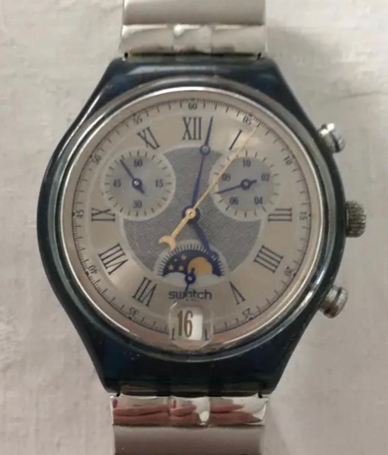 SWATCH CRONOGRAFO OROLOGIO ORIGINALE NUOVO.