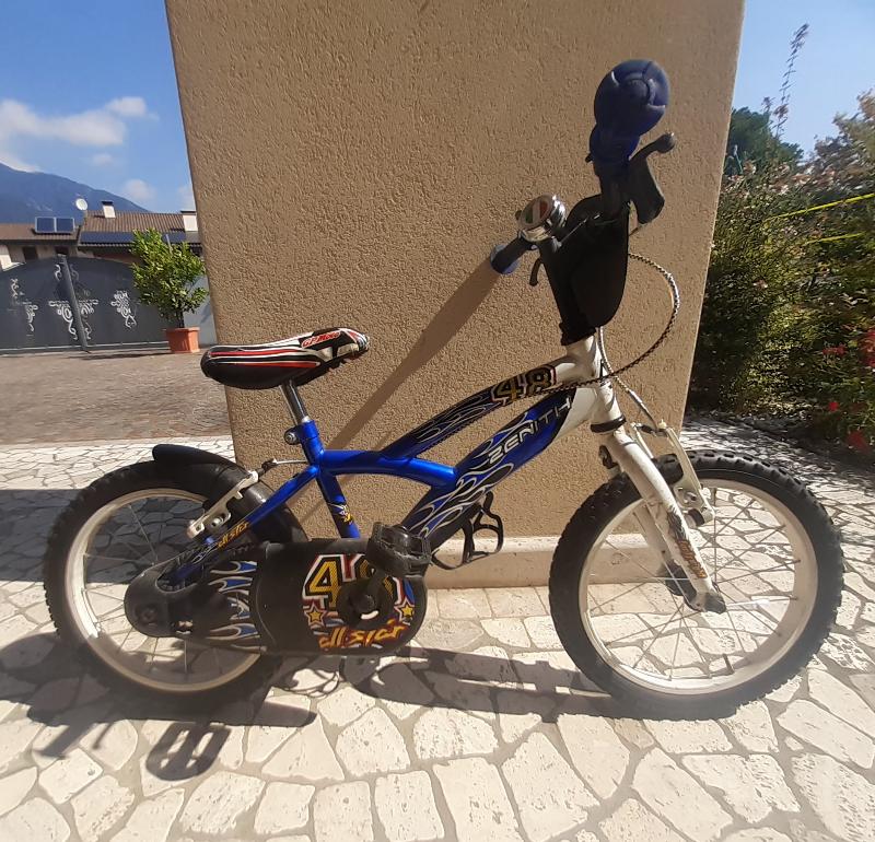 Bicicletta con ruota da 14X13