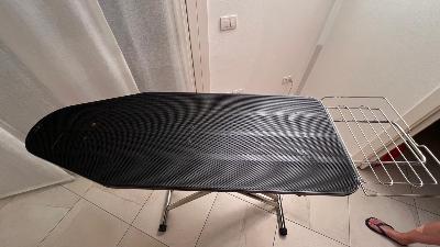 asse da stiro riscaldata, con ventola soffiante e aspirante