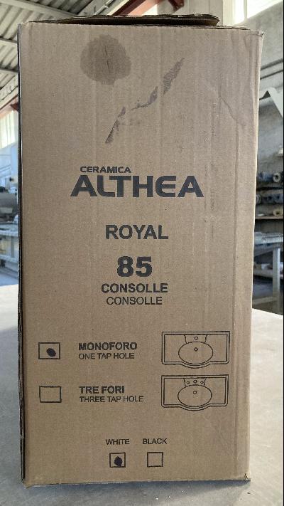 Lavabo ALTHEA ROYAL 85 CONSOLLE bianco monoforo