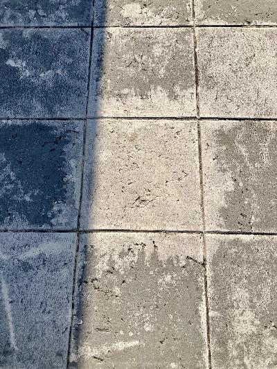 Pavimento esterno annerito?