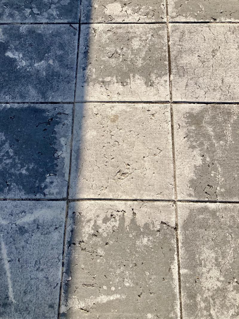 Pavimento esterno annerito?