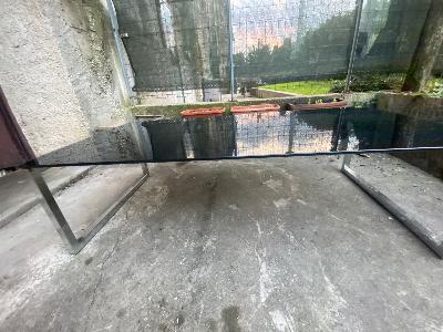 Tavolino vetro temperato nero lucido