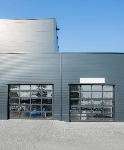 Portone sezionale industriale MakroPro ALU 2.0 4,320 m x 3,875 m