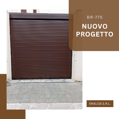 Serranda avvolgibile modello BR-77S 2,950 m x 2,670 m