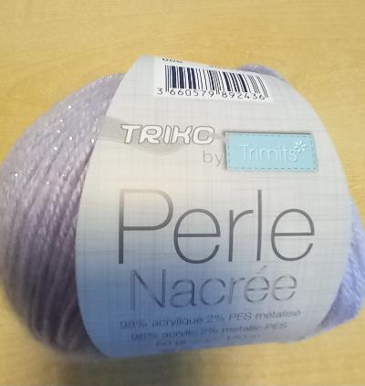 7 Gomitoli Filo Trico Trimits Perle Nacree 006Violet
