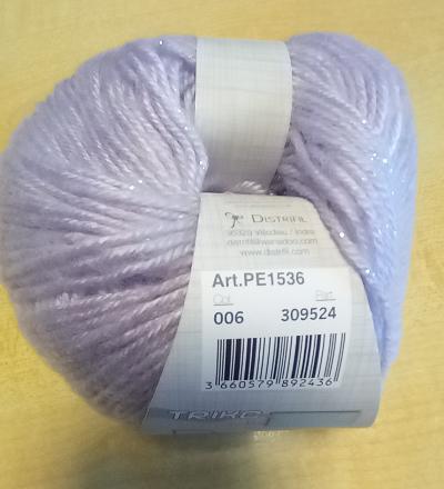 7 Gomitoli Filo Trico Trimits Perle Nacree 006Violet