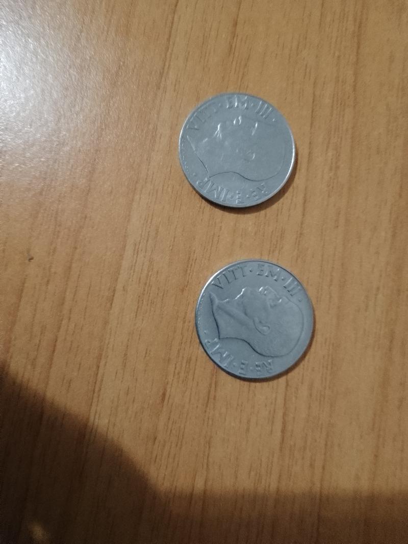 3 monete da lire 