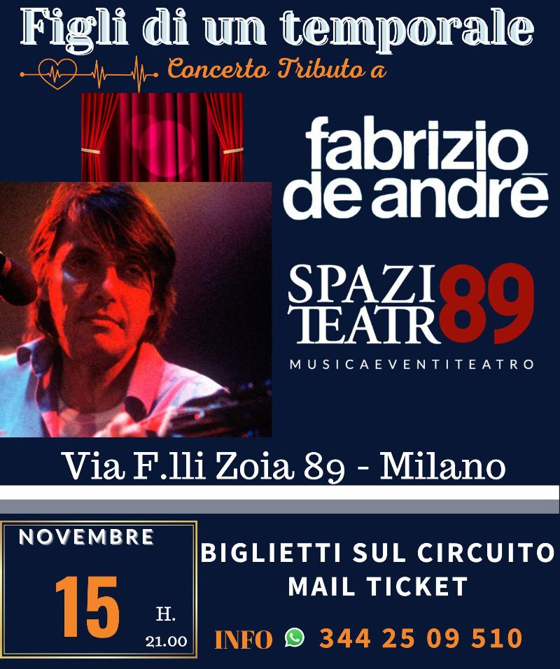 Concerto Tributo a Fabrizio De André