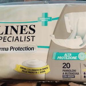 Lotto risparmio 7 pacchi x 20 LINES SPECIALIST XL - pannoloni a mutandina