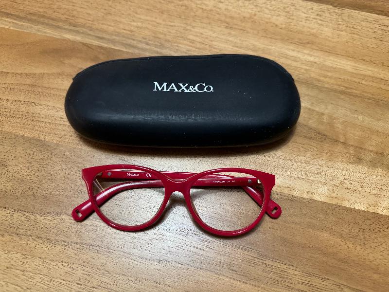 Occhiali Max&co. rosso ciliegia