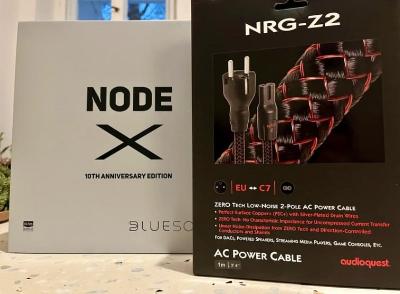 Bluesound Node X Streamer 10° anniversario + accessori