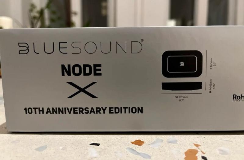 Bluesound Node X Streamer 10° anniversario + accessori