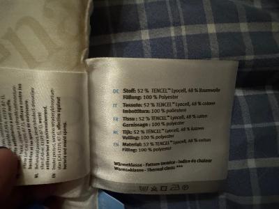 Trapunta singola invernale Wenatex