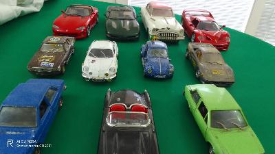 mdellini in metallo auto famose vintage