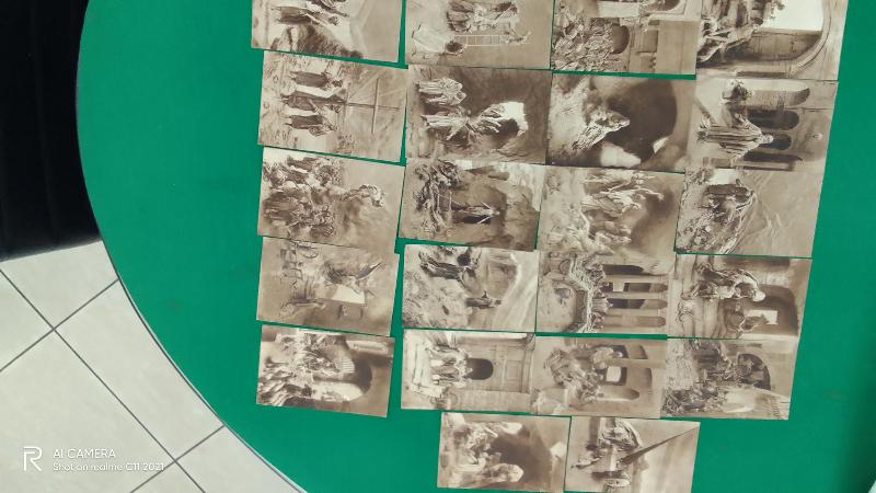 L’ANTICO TESTAMENTO, 50 CARTOLINE d. mastroianni