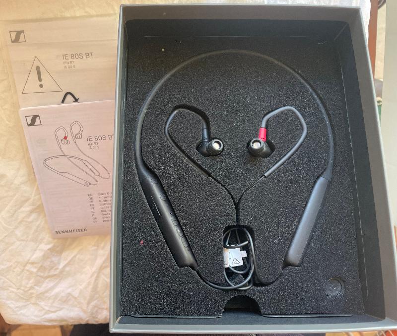 Sennheiser Ie 80s Bt, cuffia dinamica senza fili (bluetooth) di fascia alta